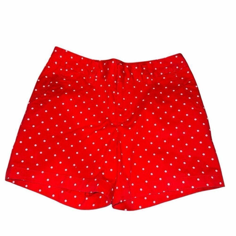 Le Tigre red shorts with polka dots- size 6